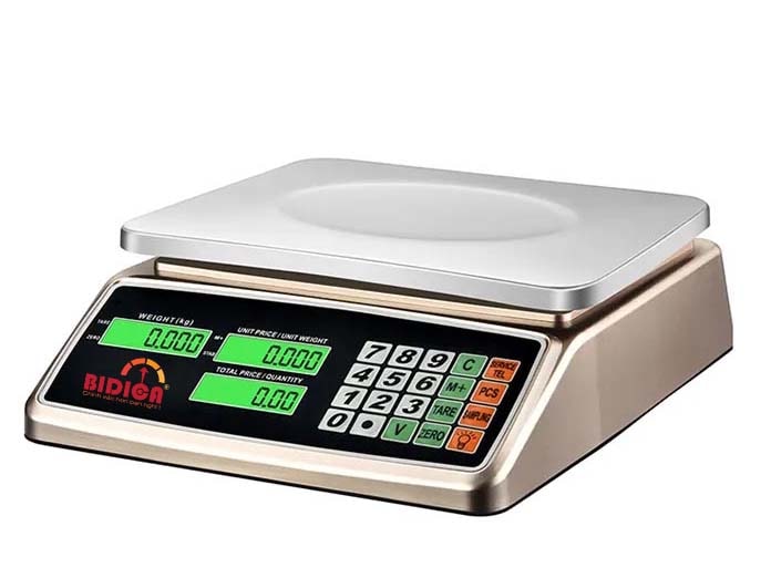Cân tính tiền điện tử 30kg chống nước màn LCD chống chói